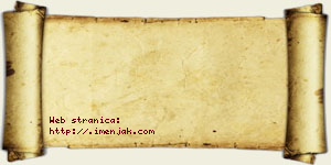 Jovana Ćurković vizit kartica